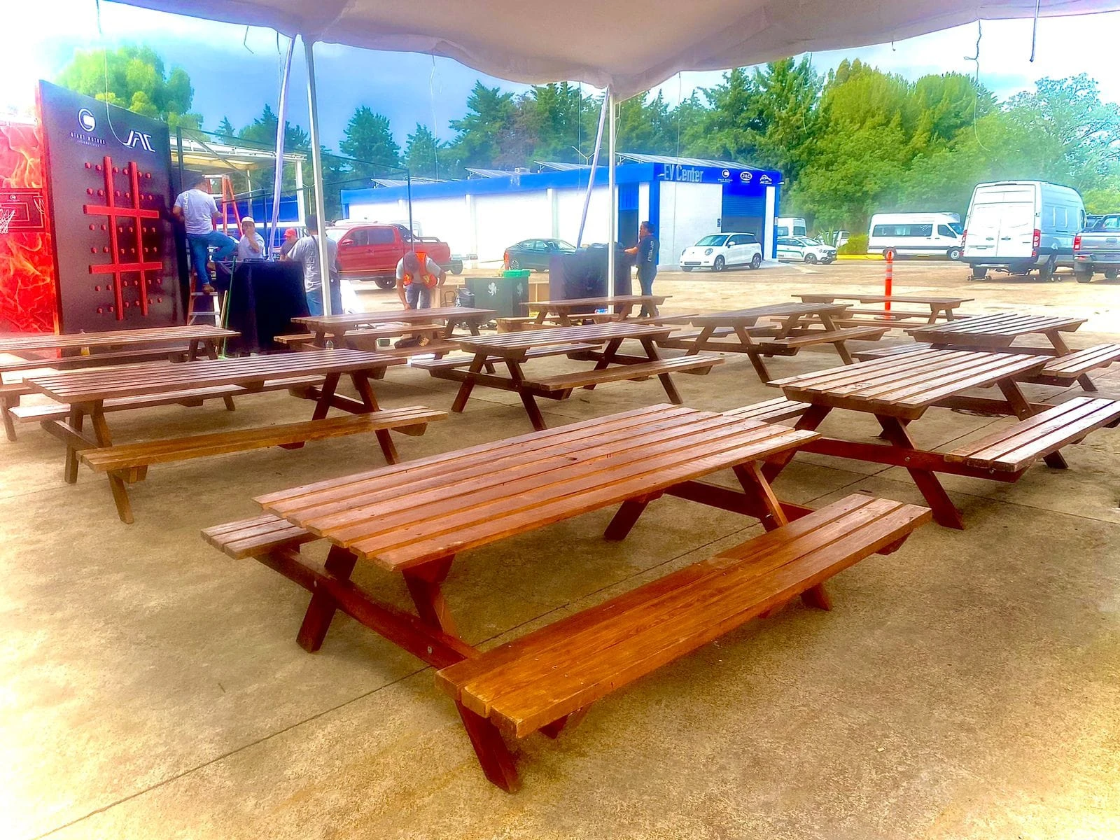 Mesa picnic Eventos empresariales